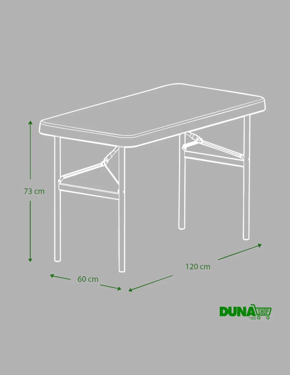 Mesa auxiliarverona duna de plástico