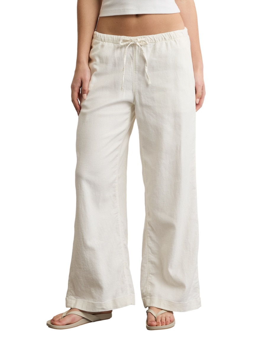 Pantalón regular relajado para mujer