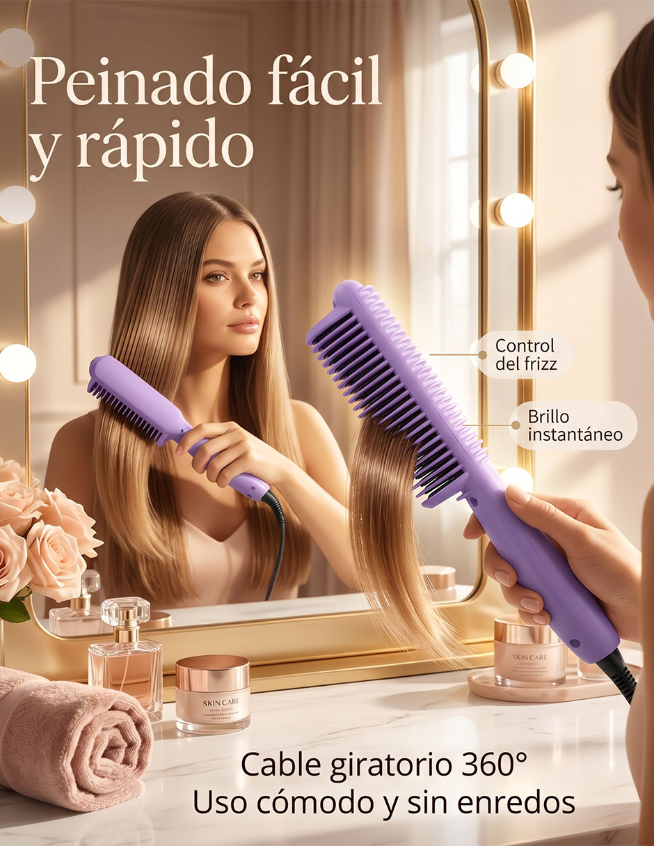 Cepillo alaciador karma beauty karma