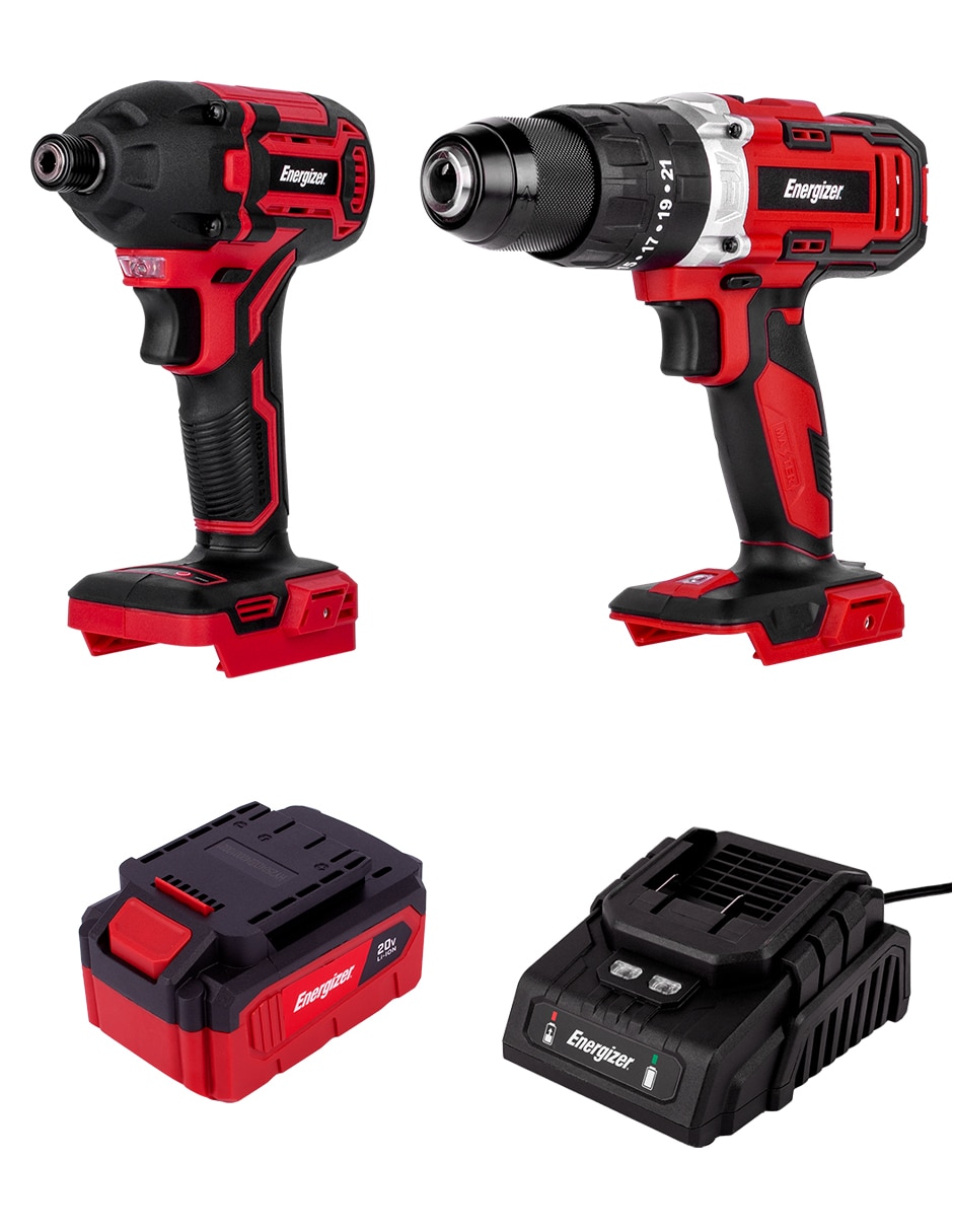 Rotomartillo y atornillador energizer ezlcom1650-cb4 1100 W 4 piezas
