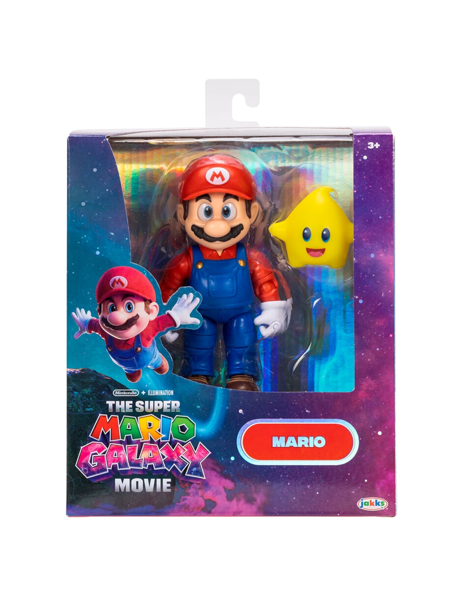 Figura de colección articulada the super mario galaxy movie mario bros collectors jakks