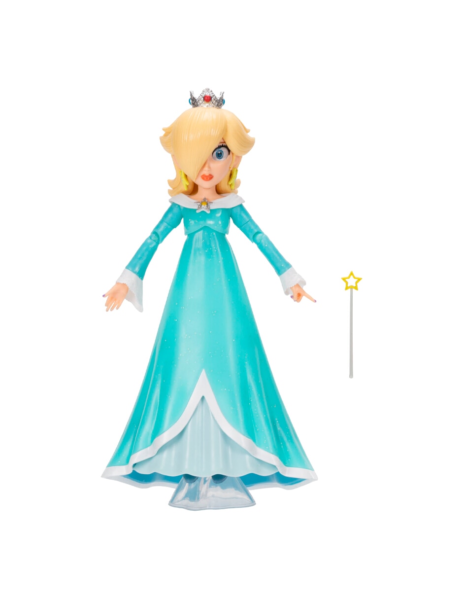 Figura de colección articulada the super mario galaxy movie rosalina collectors jakks
