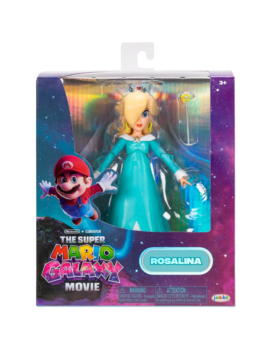 Figura de colección articulada the super mario galaxy movie rosalina collectors jakks