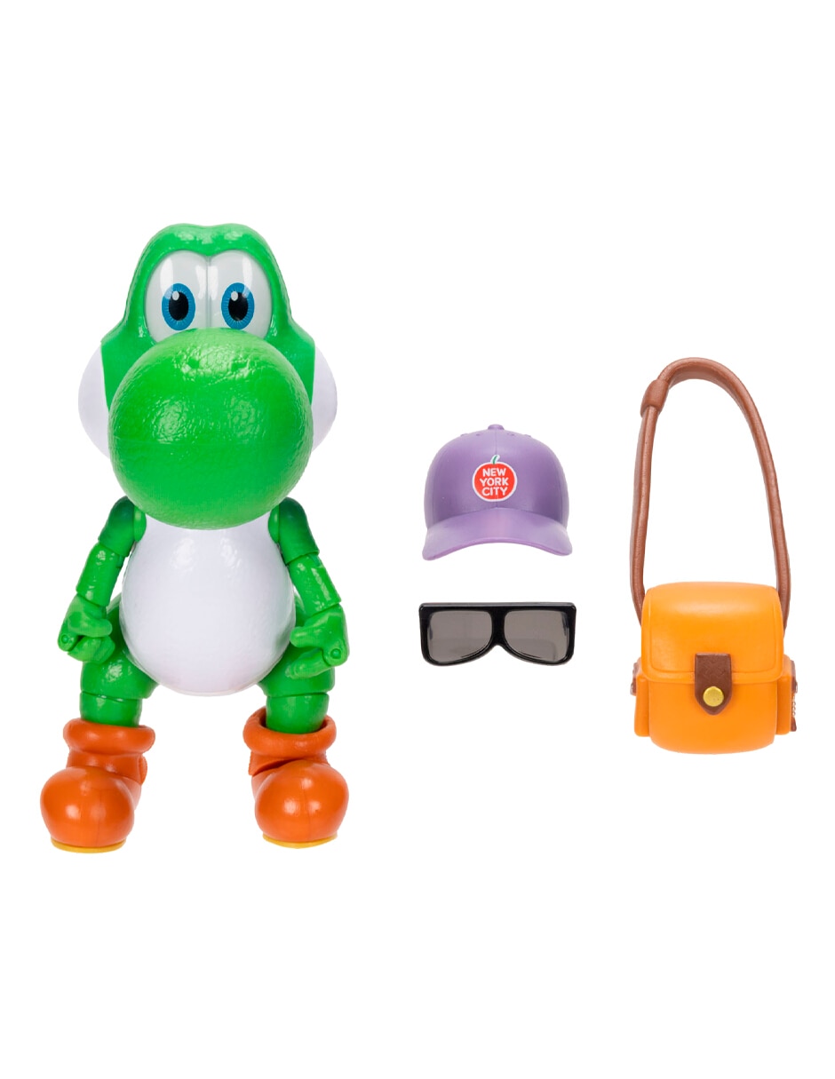 Figura de colección articulada the super mario galaxy movie yoshi collectors jakks