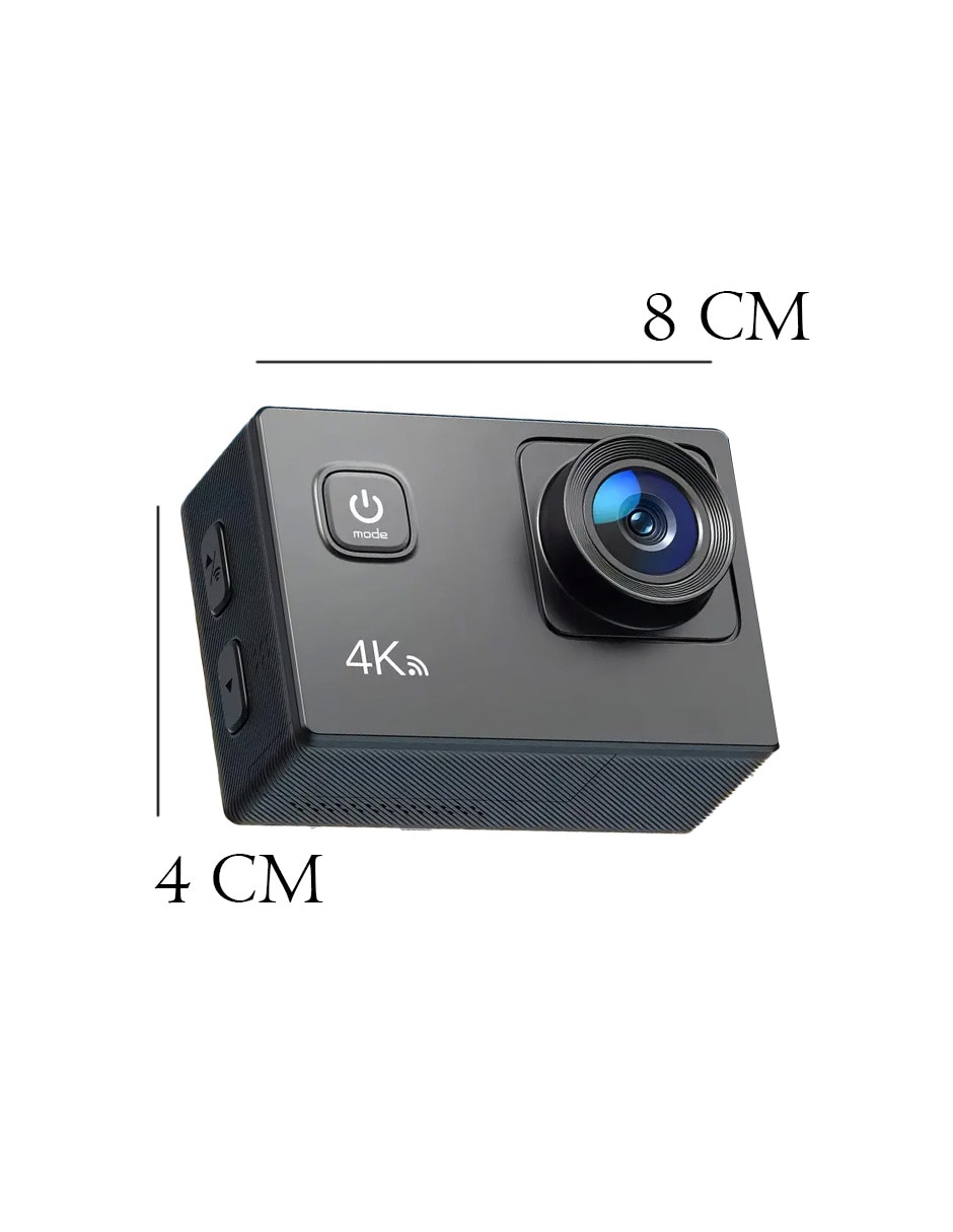 Cámara deportiva Petukita Box GA_100B 4K/UHD