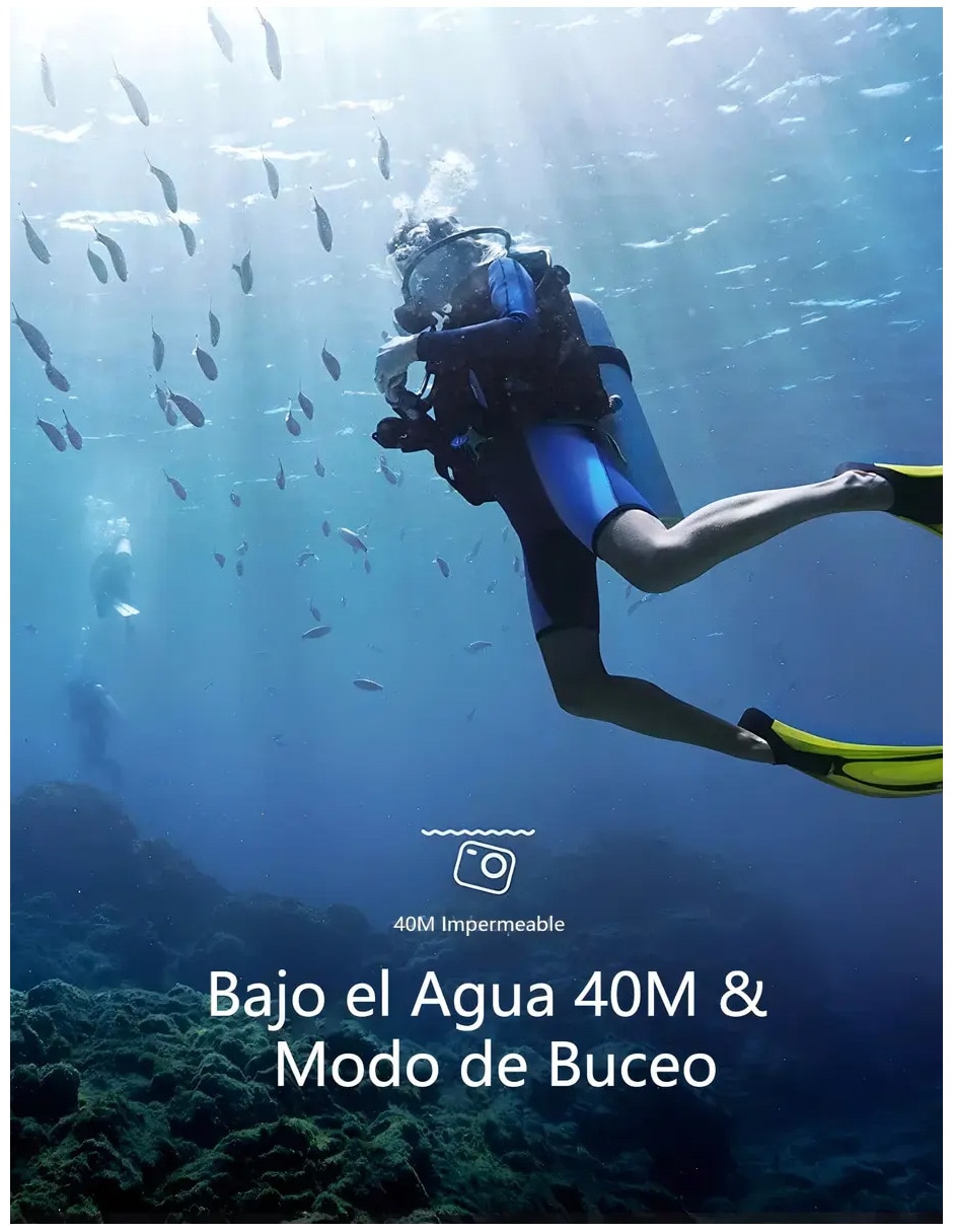 Cámara deportiva Petukita Box GA_100B 4K/UHD