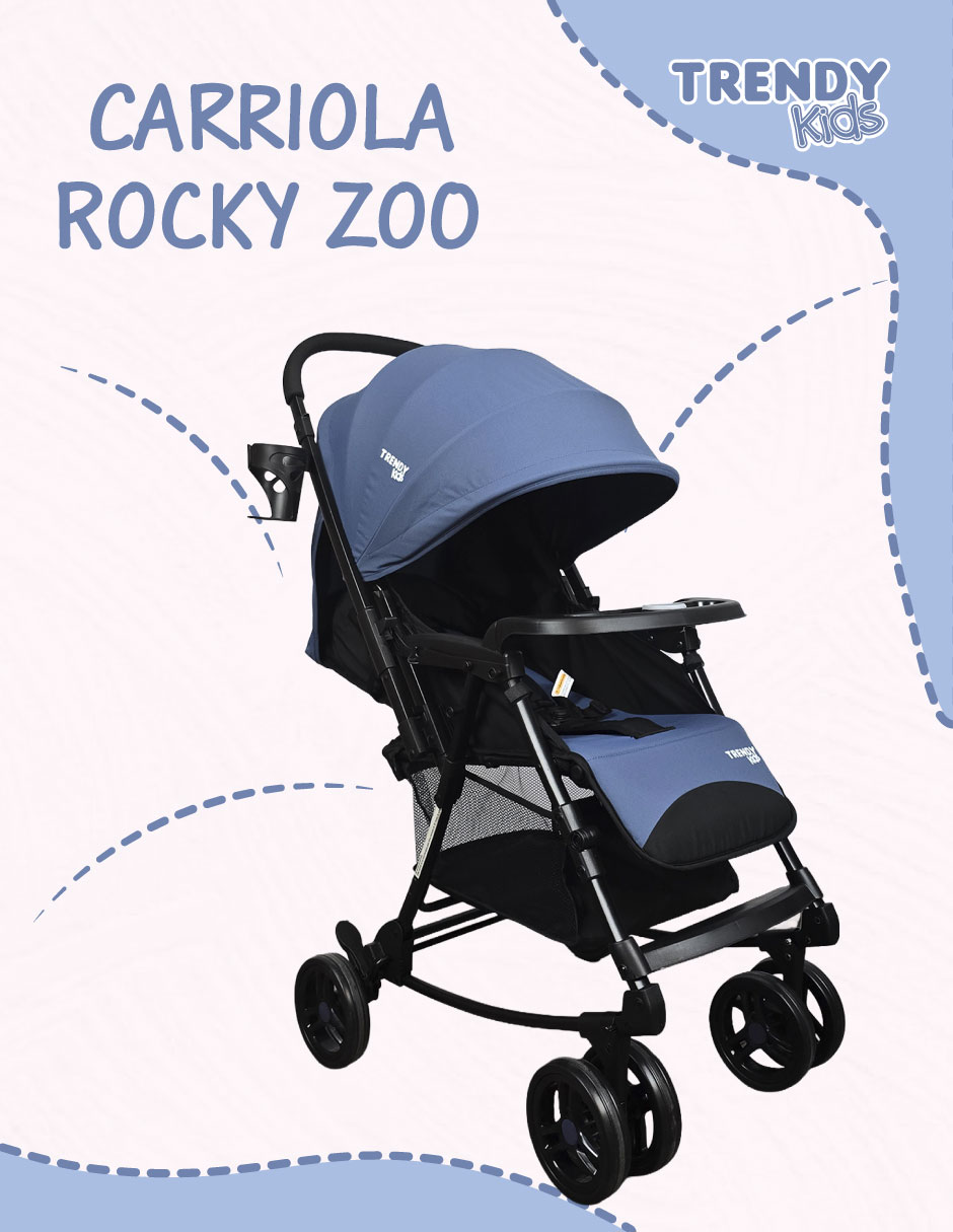 Carriola ultracompacta rocky zoo mecedora 3