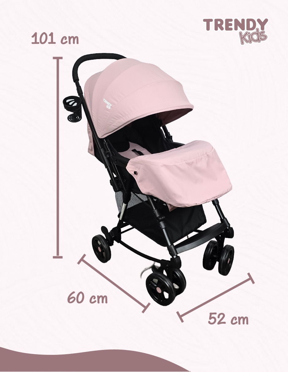 Carriola ultracompacta rocky zoo mecedora trendy kids