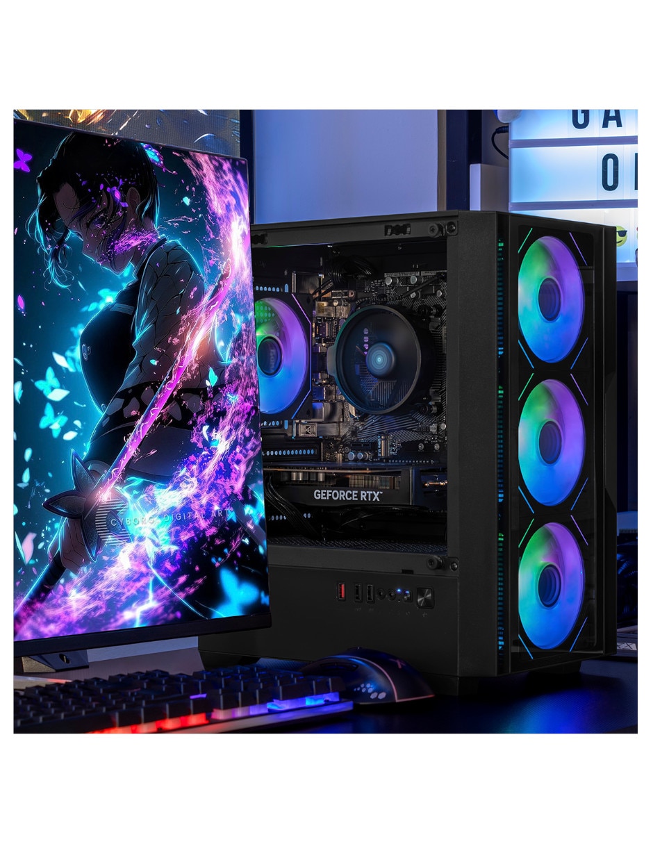 Computadora gamer Xtreme Pc Gaming xtpcr532gb4060db AMD Ryzen 5 Nvidia Geforce RTX 5060 16 GB RAM 500 GB SSD