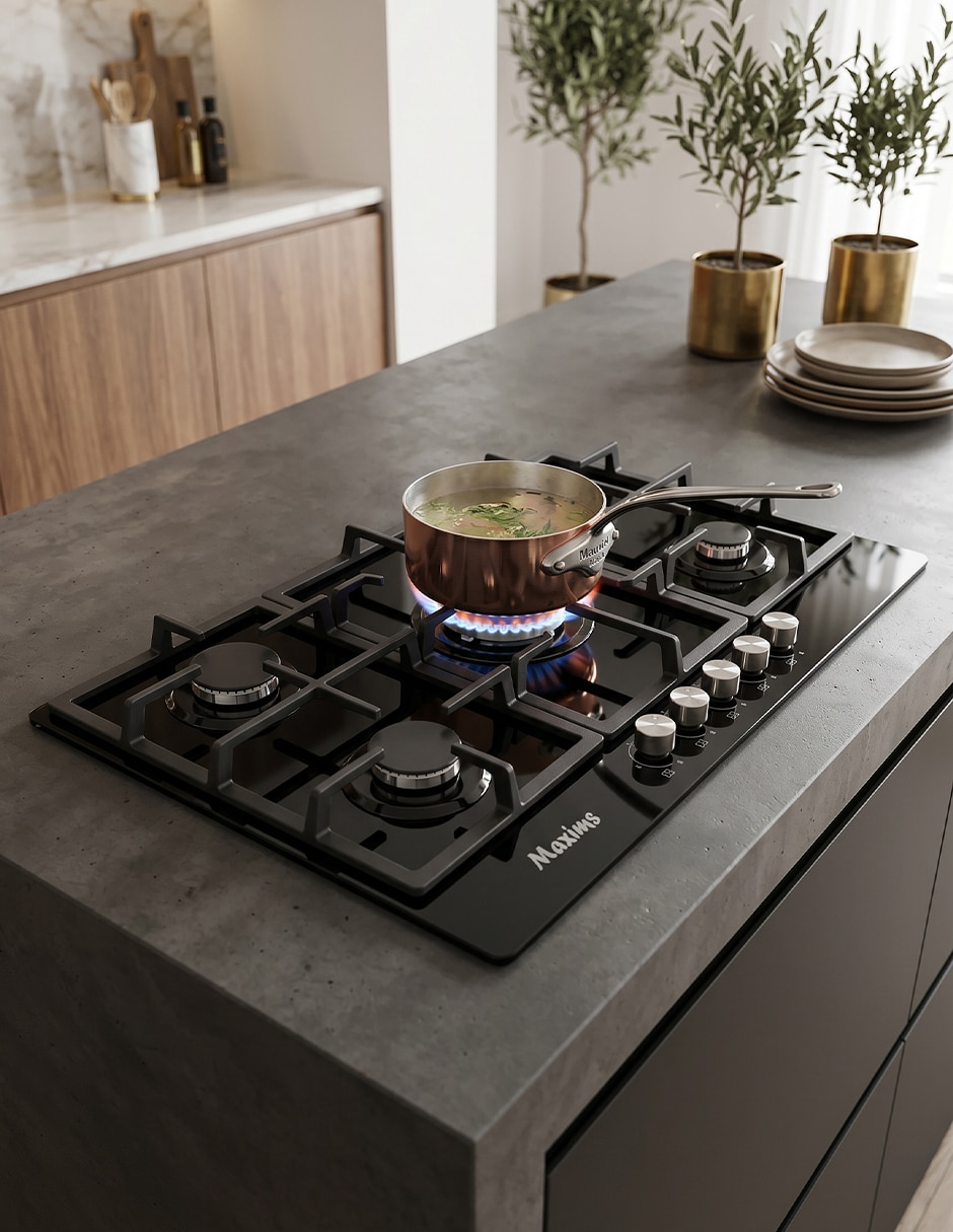 Parrilla a gas LP empotrable Maxims