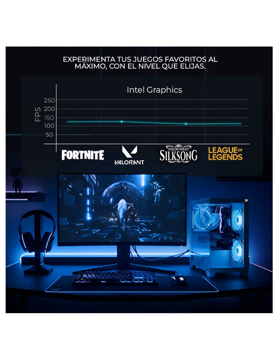 Computadora gamer xtpci516gbhd730uw Intel core i5 Intel UHD graphics 730 16 GB RAM 500 GB SSD 8