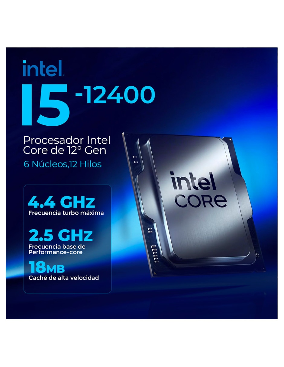 Computadora gamer xtpci516gbhd730uw Intel core i5 Intel UHD graphics 730 16 GB RAM 500 GB SSD 9