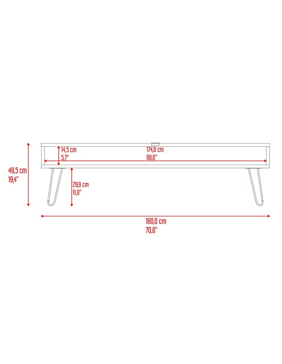Mueble de tv armable excelsior de mdp