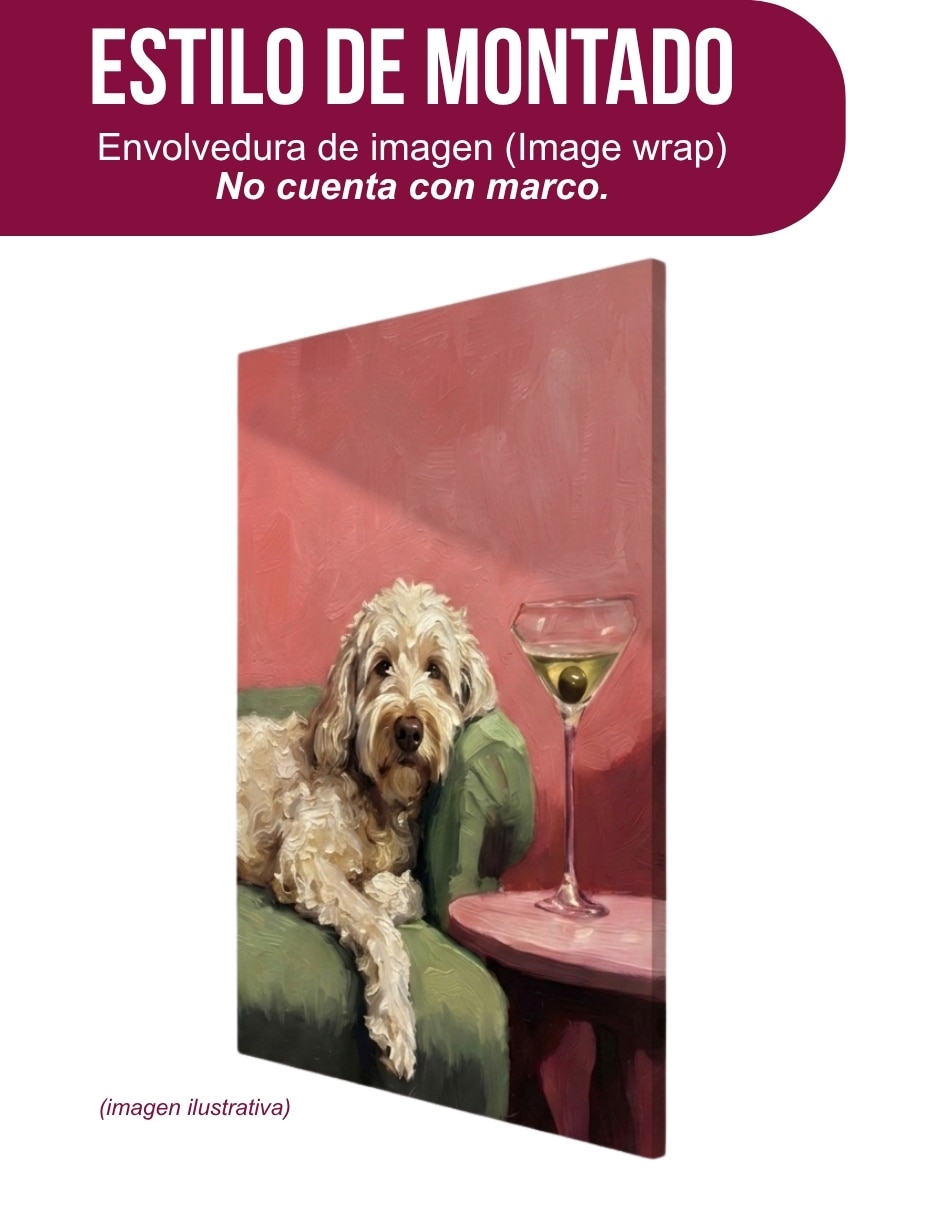 Cuadro decorativo impresion Caniche 3