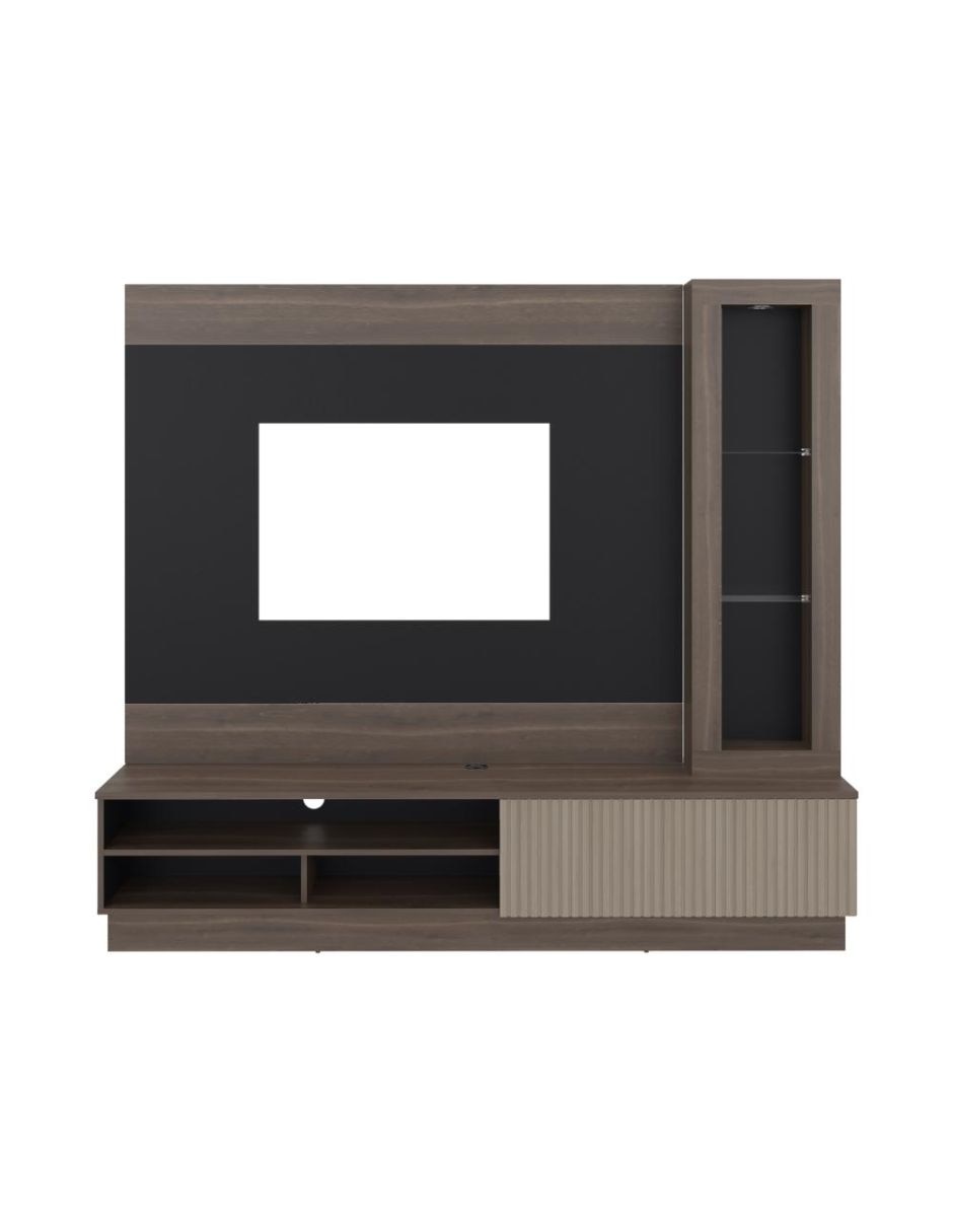Mueble de tv armable centro de entretenimiento excelsior de mdp