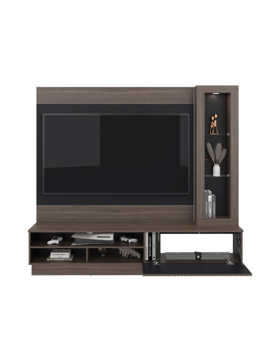 Mueble de tv armable centro de entretenimiento excelsior de mdp