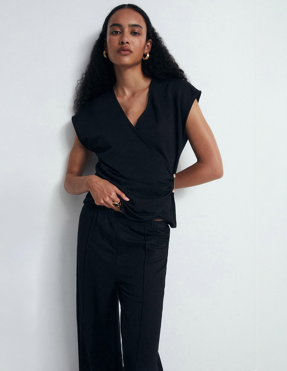 Pantalón relaxed regular para mujer 2
