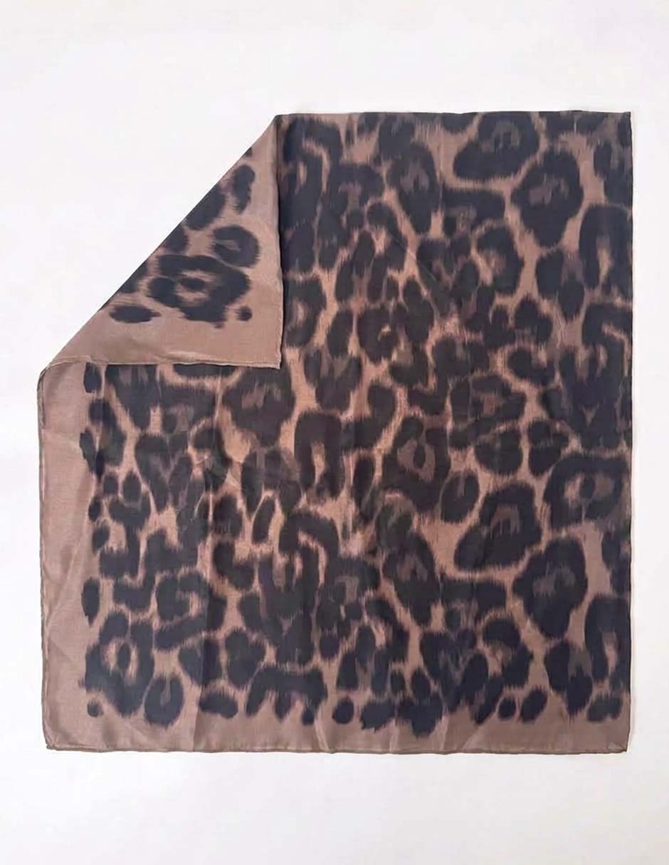 Pashmina con estampado animal print para mujer 2