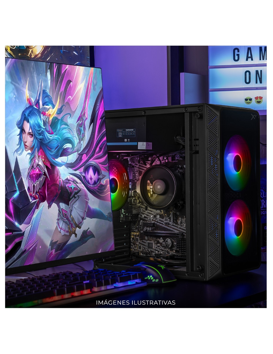 Computadora gamer XTPCR516GBVEGA7DB AMD Ryzen 5 AMD Radeon Graphics 16 GB RAM 500 GB SSD 5