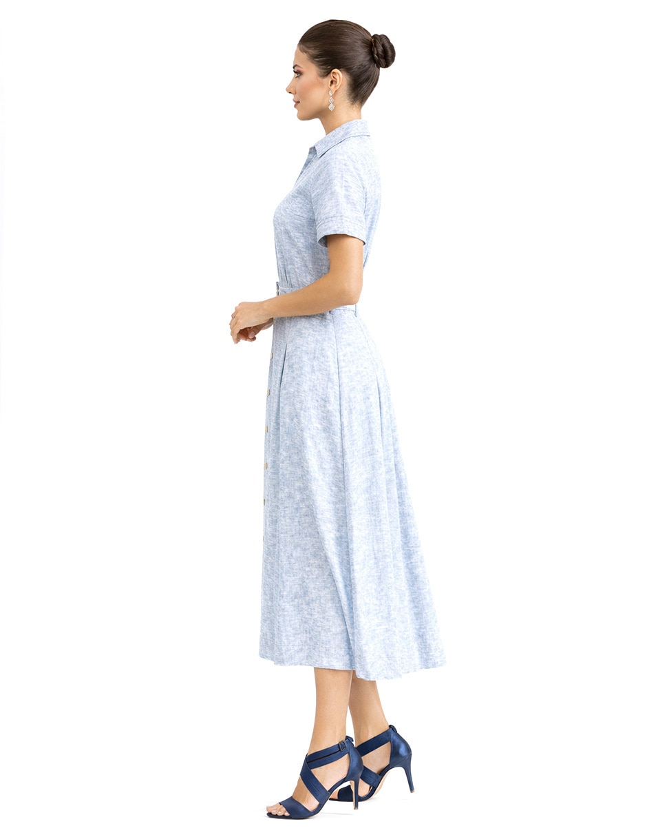 Vestido midi casual foley's para mujer