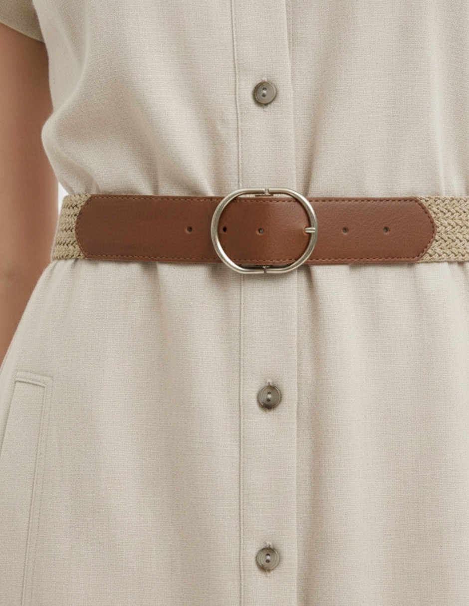 Vestido midi casual foley's para mujer