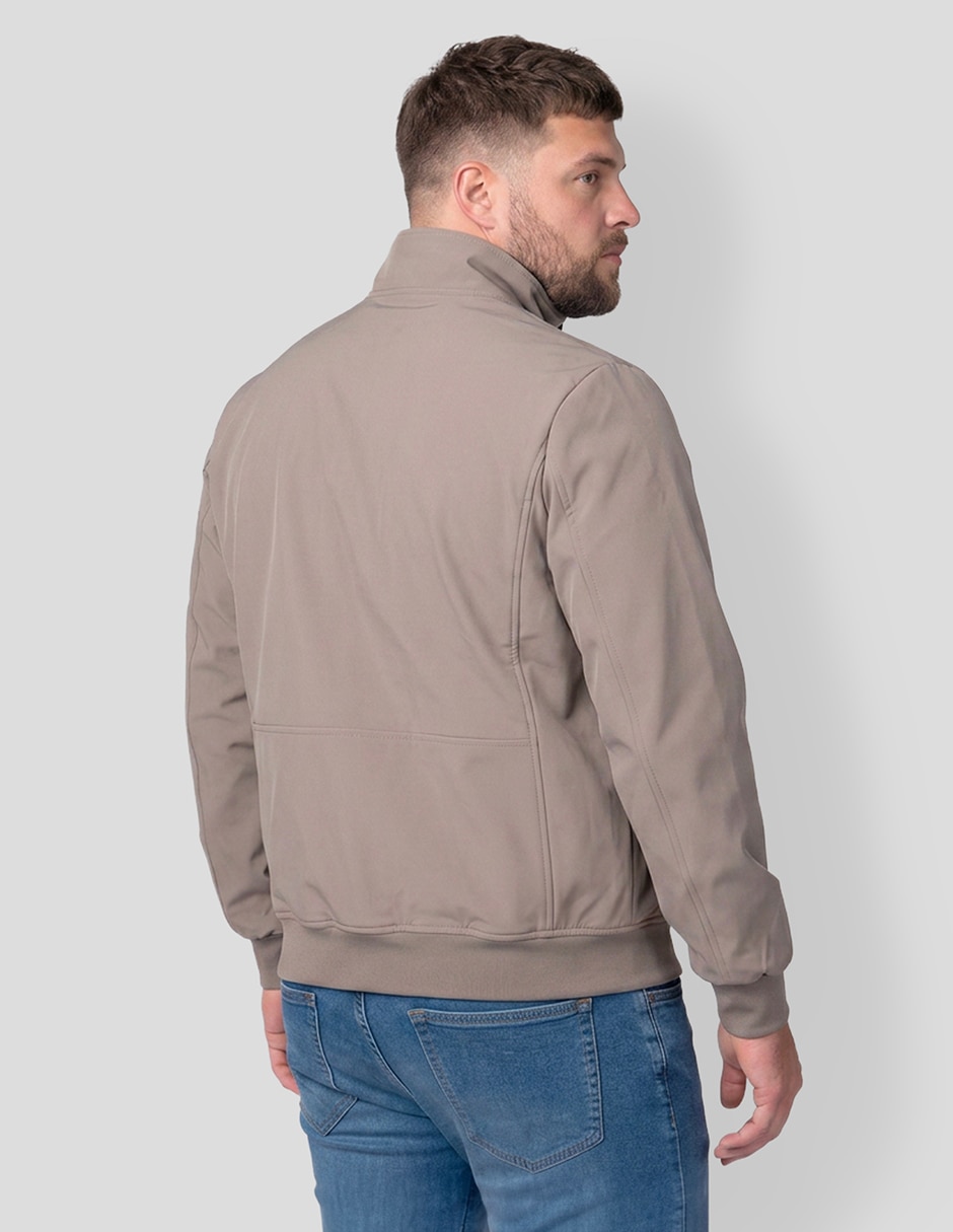 Chamarra casual Greenlander Softshell con bolsillos para hombre