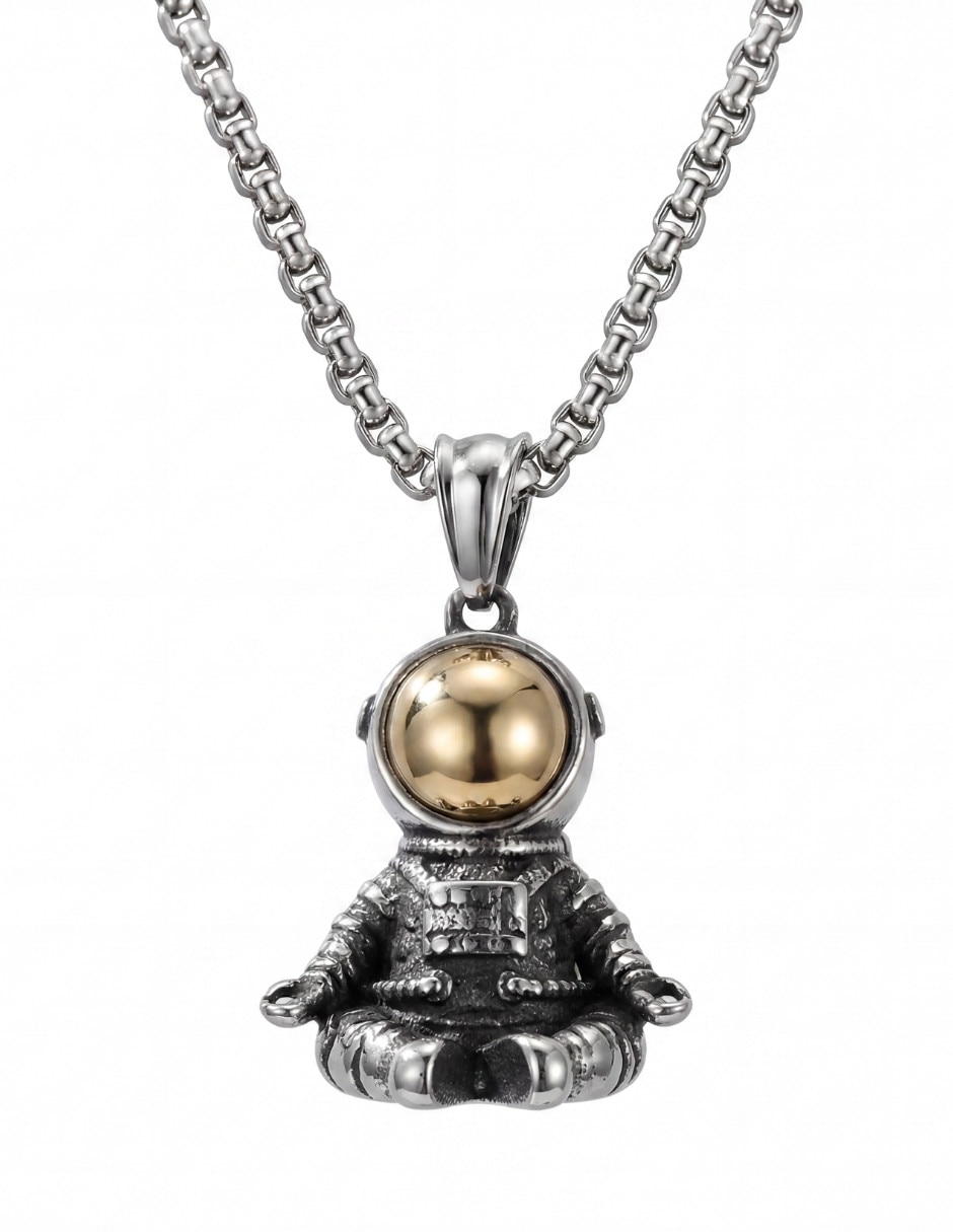 Collar con dije de astronauta Chulada