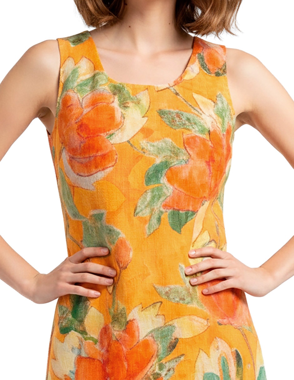 Vestido midi casual foley's para mujer