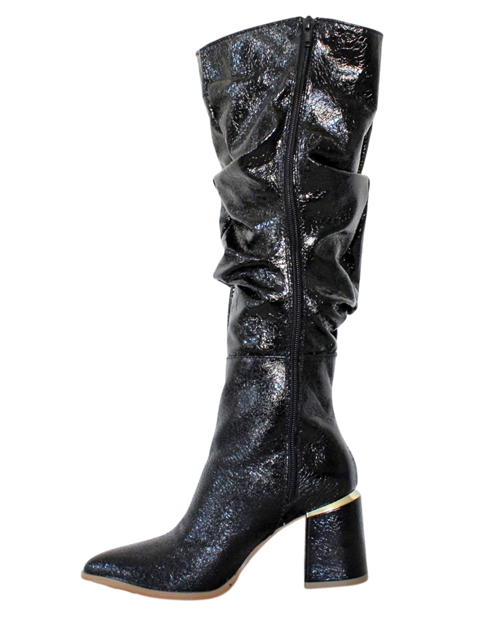 Bota abajo de la rodilla kuali shoes botas slouchy para mujer