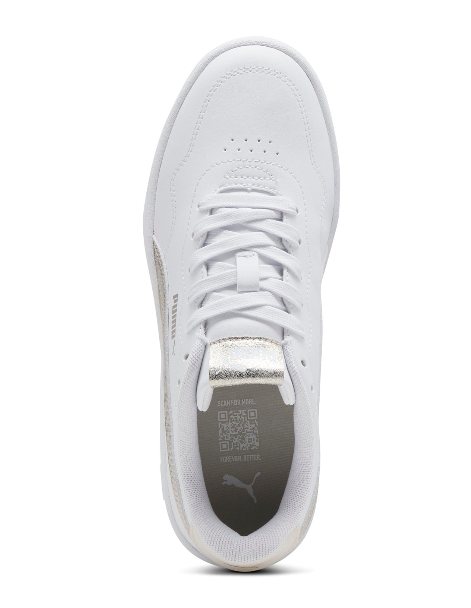 Tenis Court Lally metallic de mujer 4