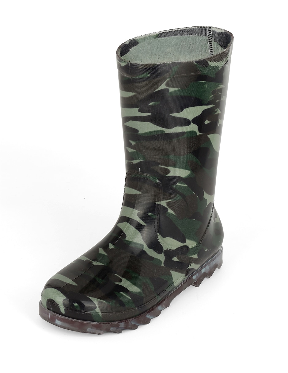 Bota para lluvia media pierna Rbcollection de para mujer