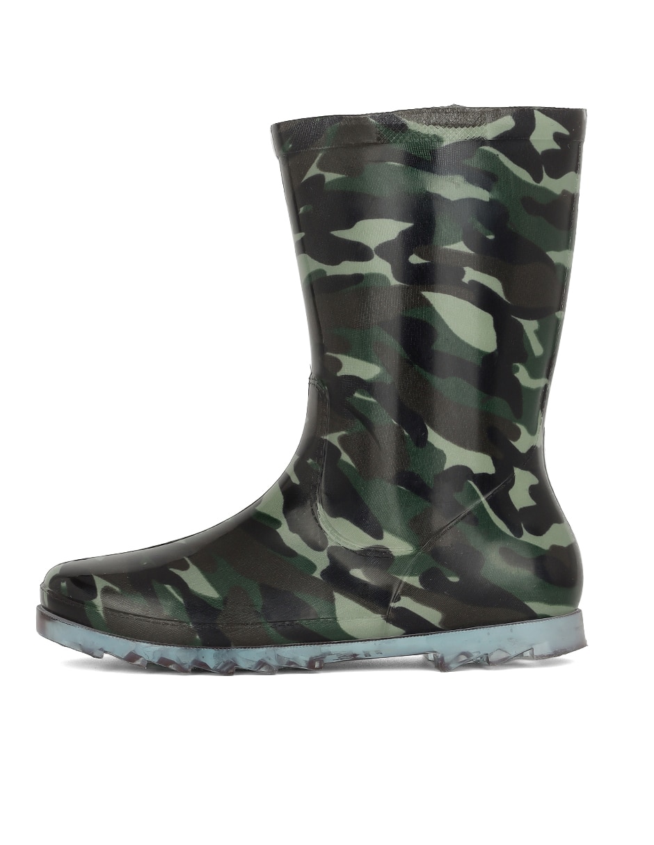 Bota para lluvia media pierna de para mujer