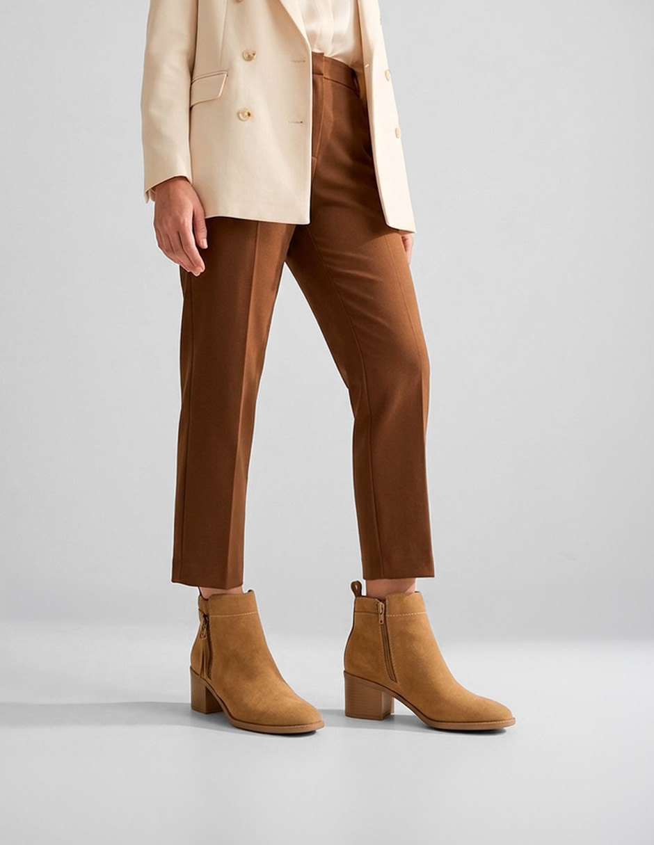 Bota cowboy al tobillo Rbcollection d para mujer