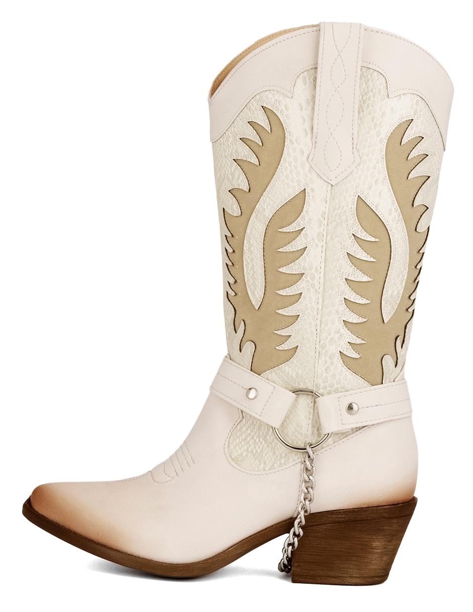Bota cowboy abajo de la rodilla Rbvegano de para mujer