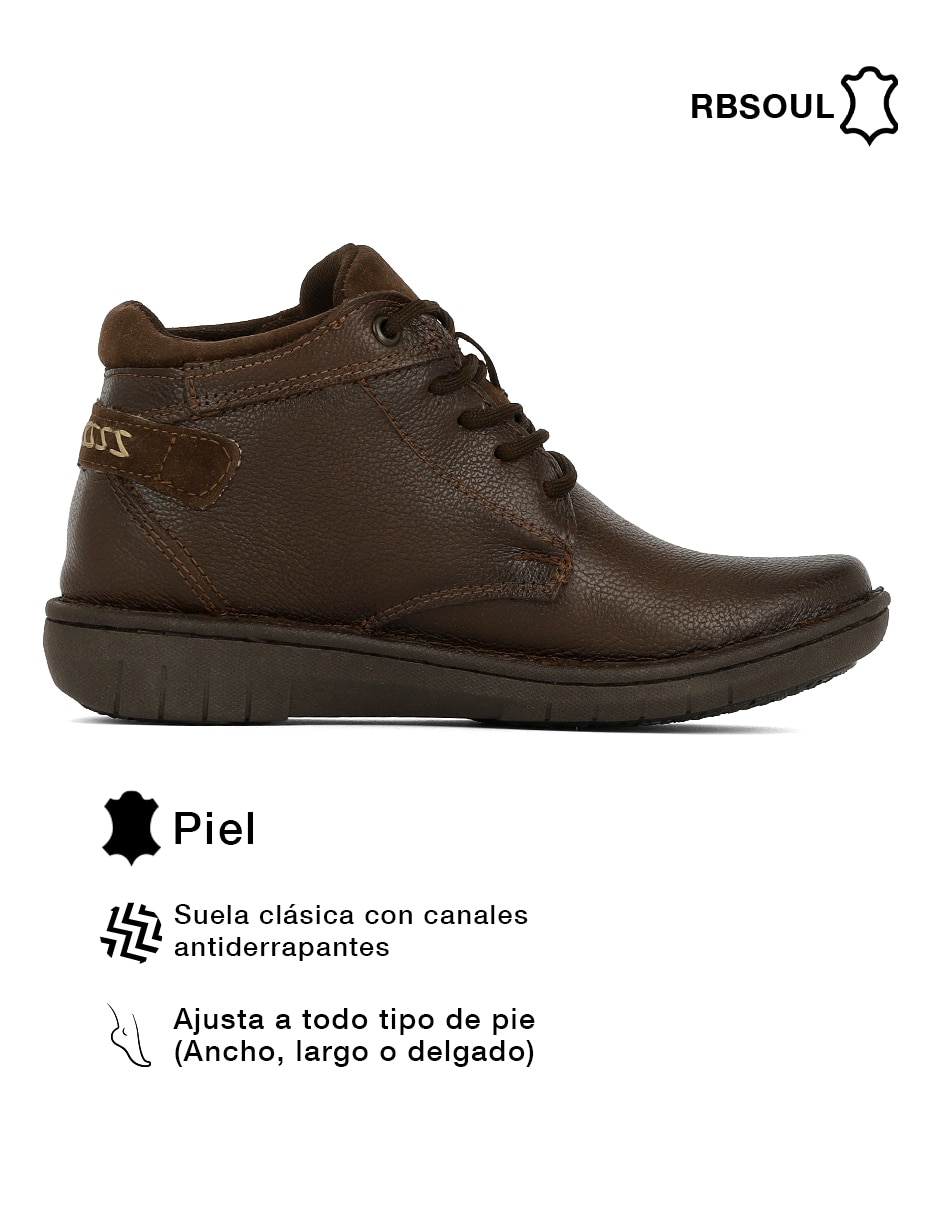 Bota al tobillo rbsoul de piel para mujer 4