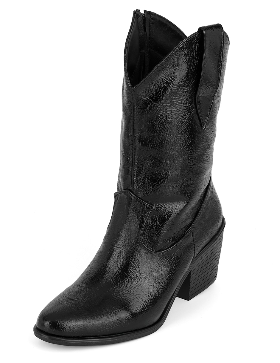 Bota cowboy media pierna Rbcollection Rbvegano de para mujer