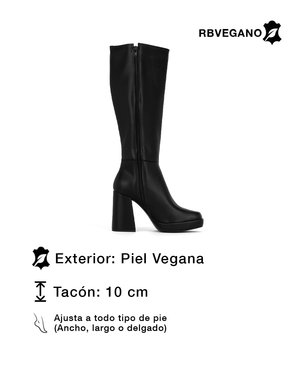 Bota abajo de la rodilla Rbcollection Rbvegano de para mujer