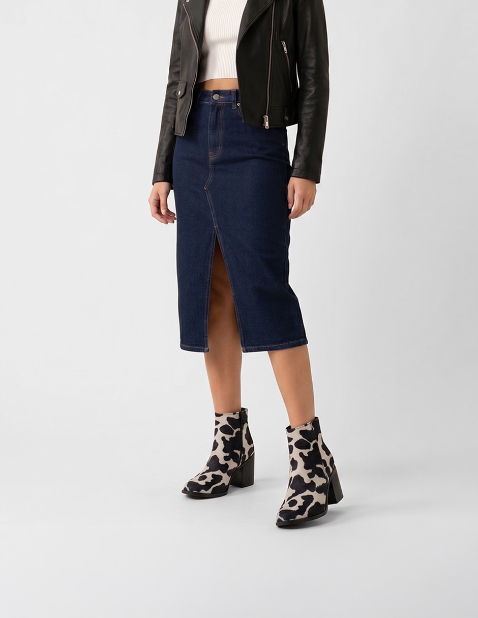 Bota cowboy arriba del tobillo Rbcollection d para mujer