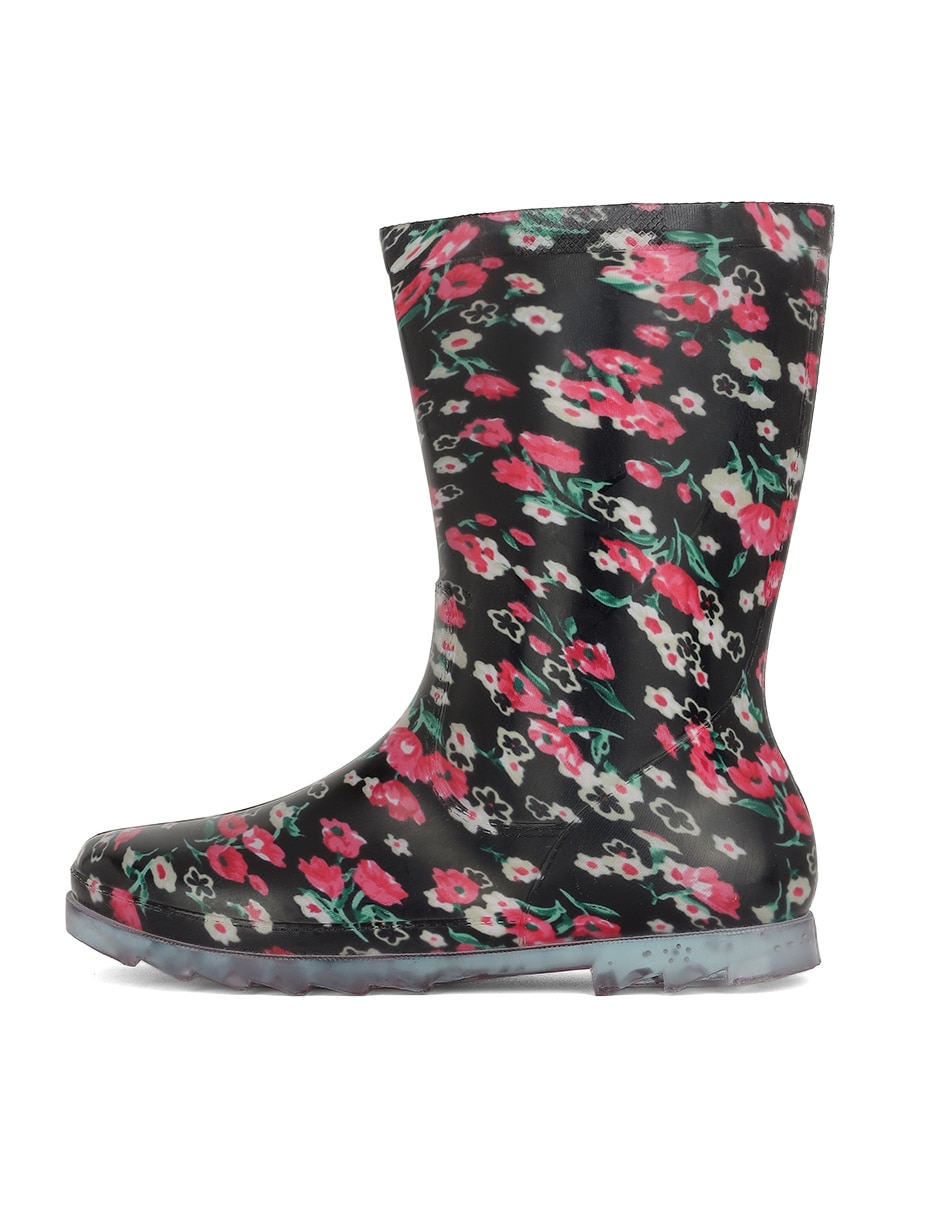 Bota para lluvia media pierna de para mujer