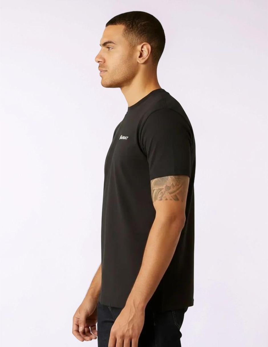 Playera ariat viva méxico cuello redondo para hombre