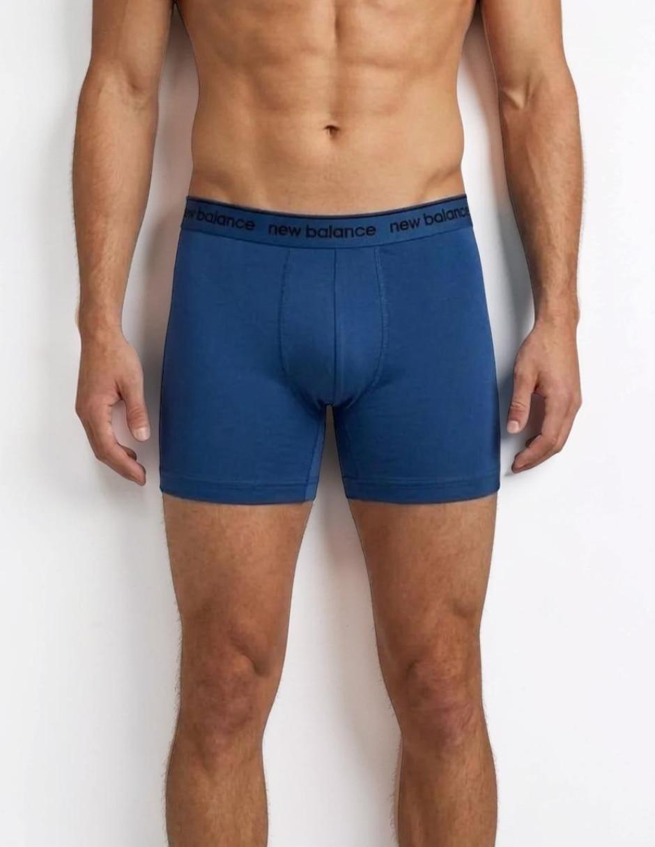Bóxer brief new balance premium para hombre 4 piezas