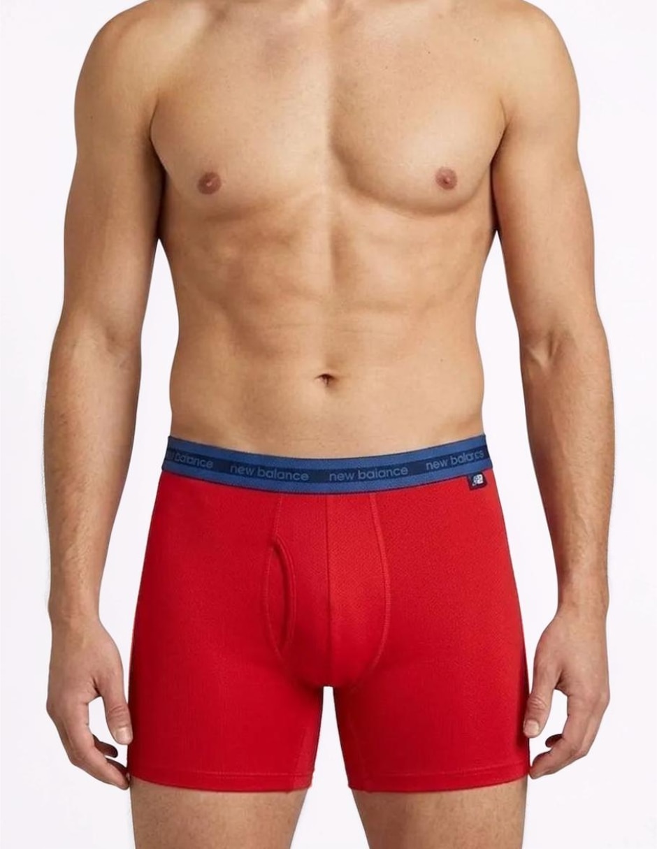 Bóxer brief new balance mesh para hombre 4 piezas