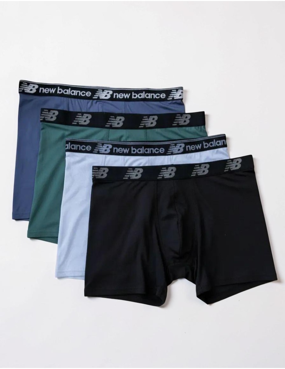 Bóxer brief new balance performance para hombre 4 piezas