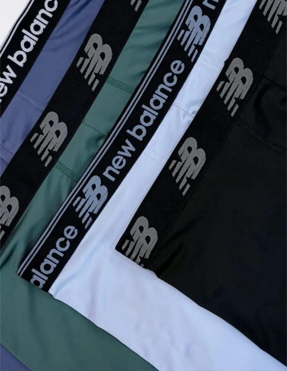 Bóxer brief new balance performance para hombre 4 piezas