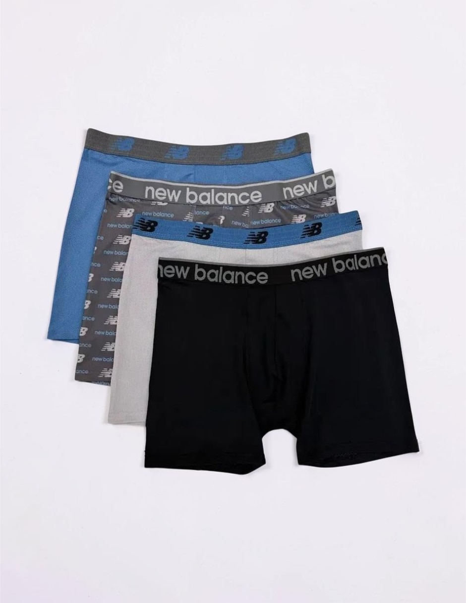 Bóxer brief new balance mesh para hombre 4 piezas