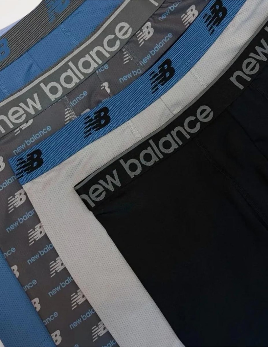 Bóxer brief new balance mesh para hombre 4 piezas
