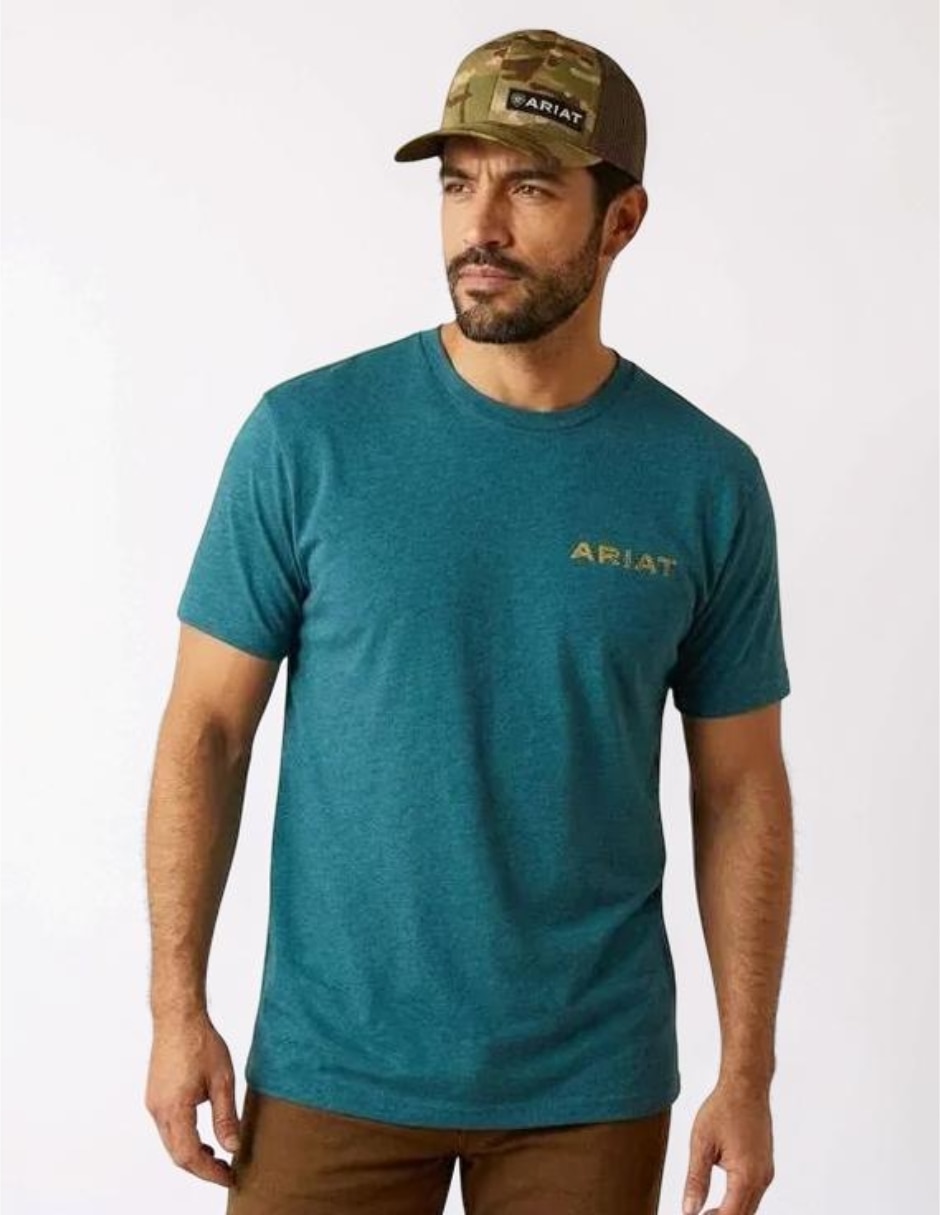 Playera ariat played out cuello redondo para hombre