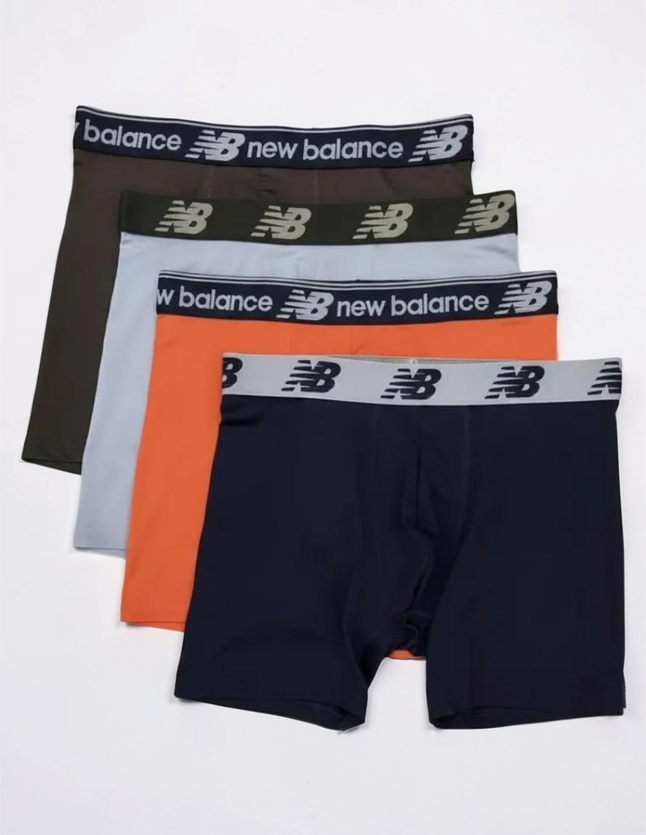 Bóxer brief new balance performance para hombre 4 piezas