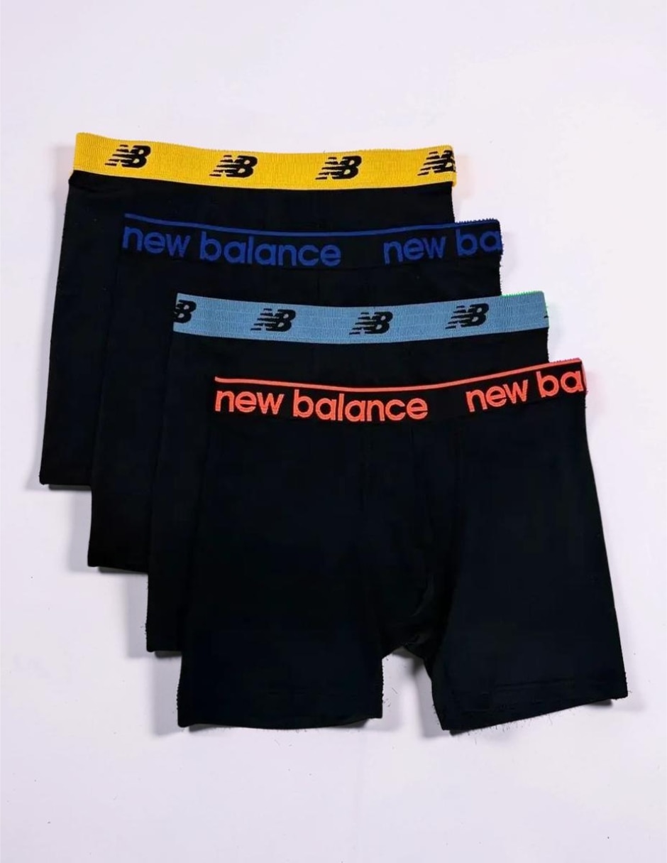 Bóxer brief new balance mesh para hombre 4 piezas