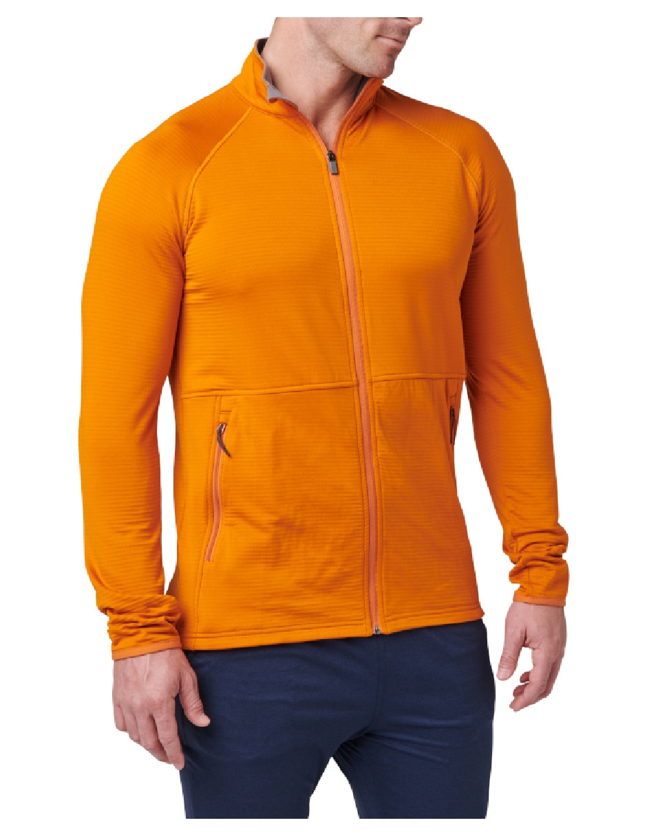 Sudadera 5.11 TACTICAL STRATOS FULL ZIP SUNSET con Bolsa con cierre para hombre